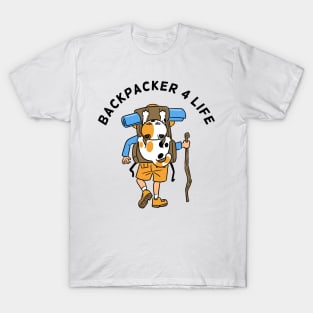 Backpacker Cat T-Shirt